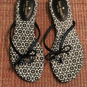 Summer dressy flip flops (black)